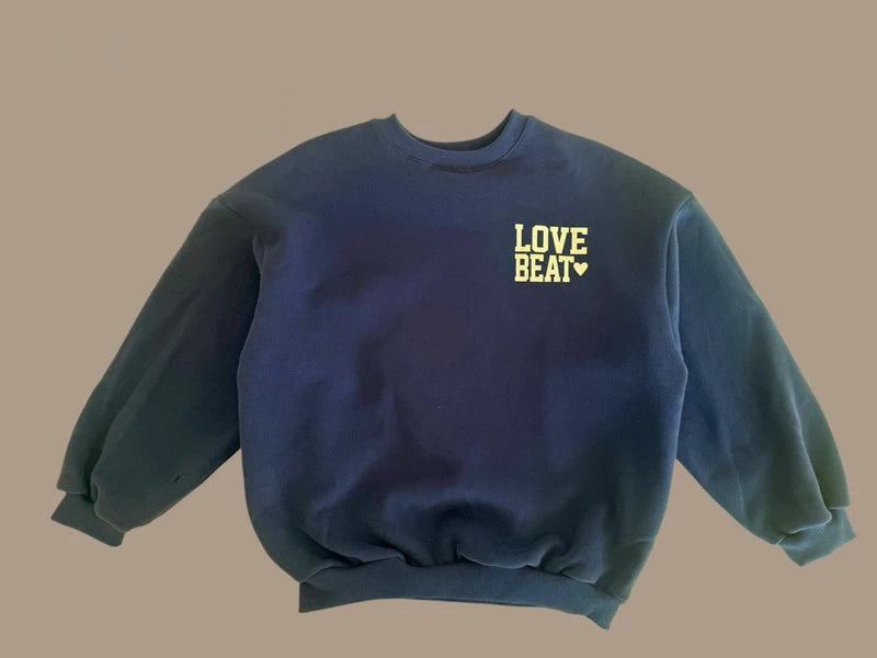 Little Foxx – Double Fleece Love Sweatshirt