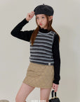 Little Foxx – Striped Knit Vest