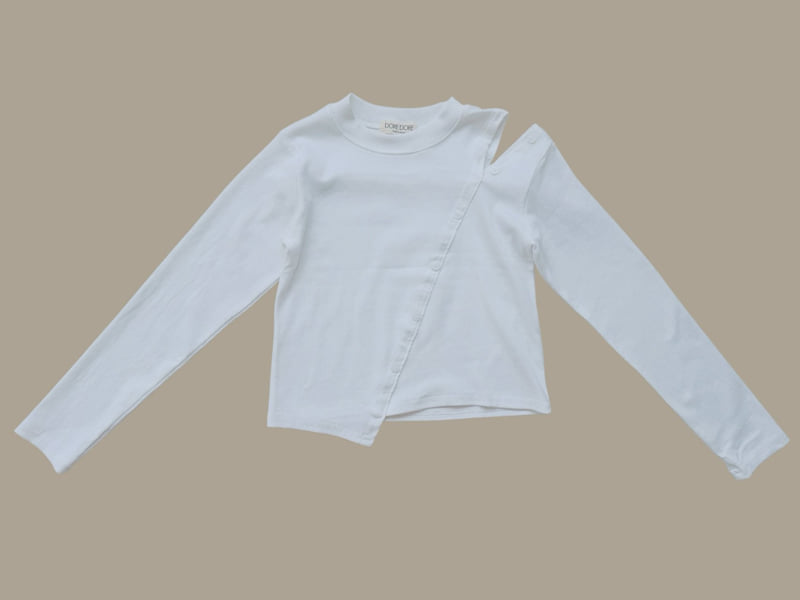 Little Foxx – Diagonal Button Tee