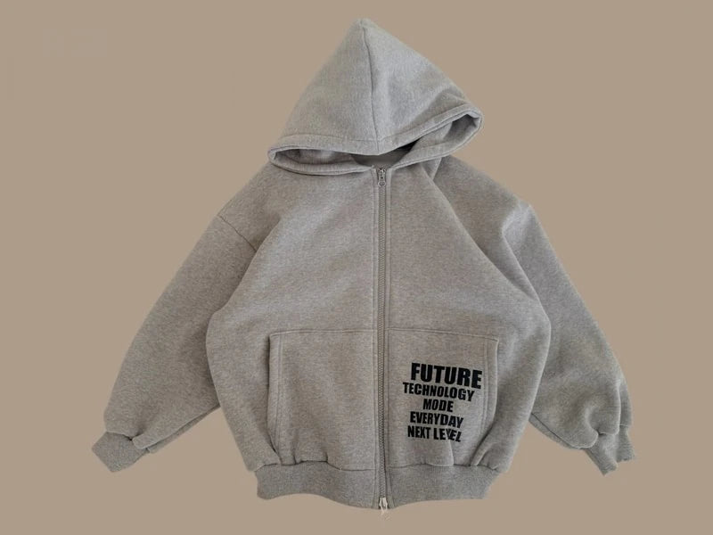 Little Foxx – Double Fleece Overfit Hooded Zip-up