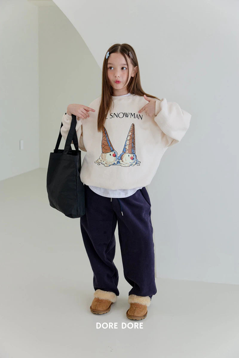 Little Foxx – Double Fleece Snow Sweatshirt