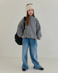 Little Foxx – Front Pleated Denim Pants