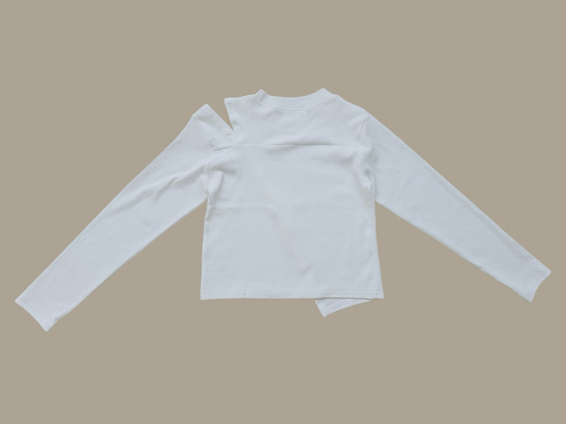 Little Foxx – Diagonal Button Tee