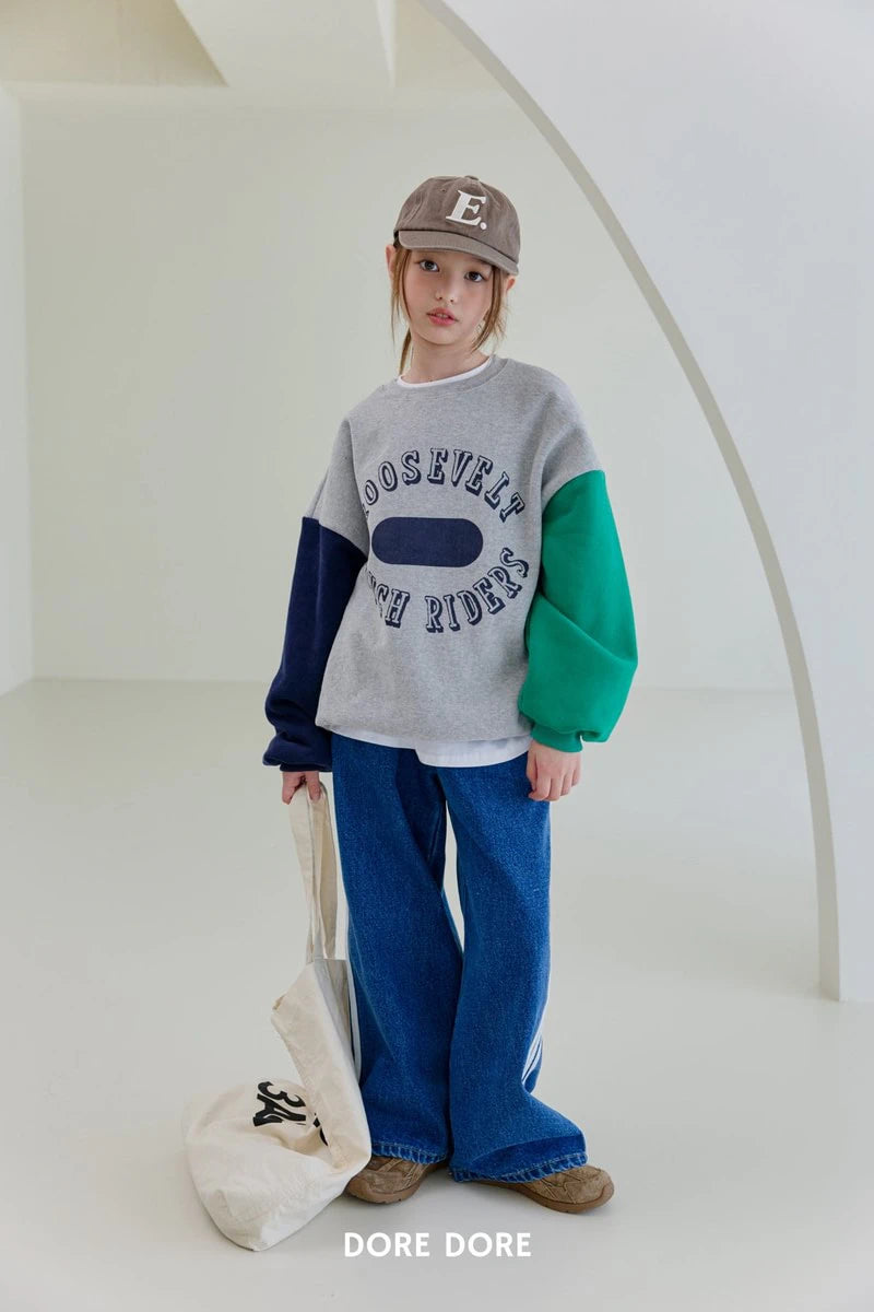 Little Foxx – Double Fleece Colorblock Sweatshirt