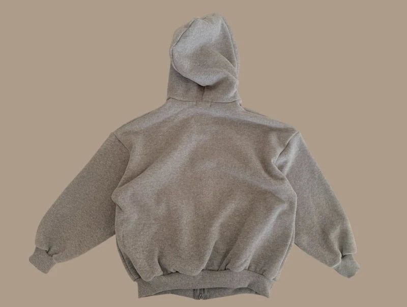 Little Foxx – Double Fleece Overfit Hooded Zip-up