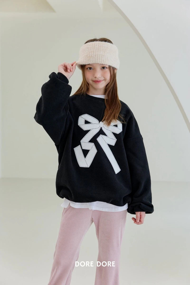 Little Foxx – Double Fleece Ribbon Sweatshirt