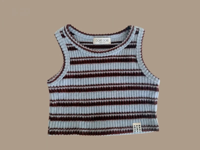 Little Foxx – Striped Knit Vest