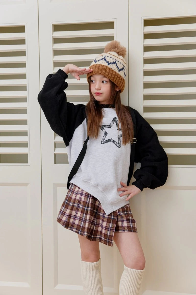 Little Foxx – Double Fleece Asymmetric Sweatshirt