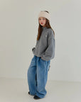 Little Foxx – Front Pleated Denim Pants