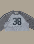 Little Foxx – Lace Raglan Crop Tee
