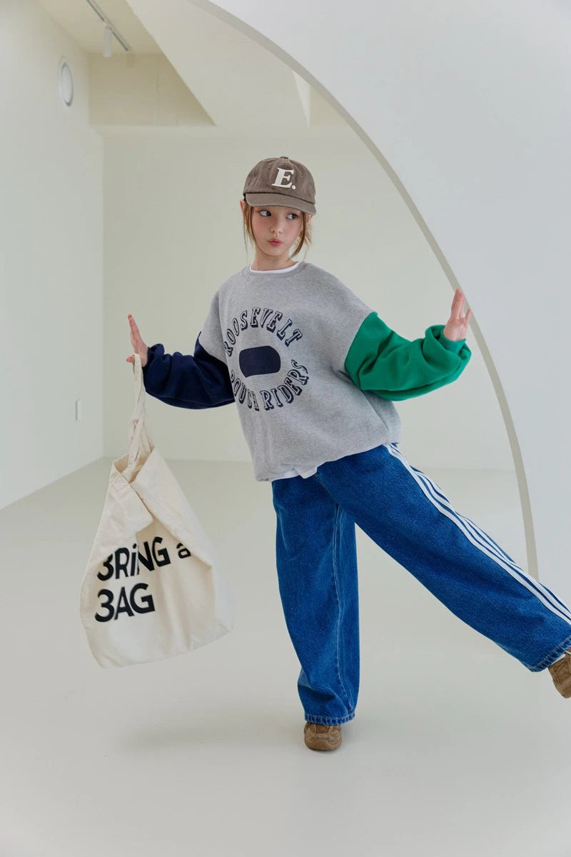 Little Foxx – Double Fleece Colorblock Sweatshirt