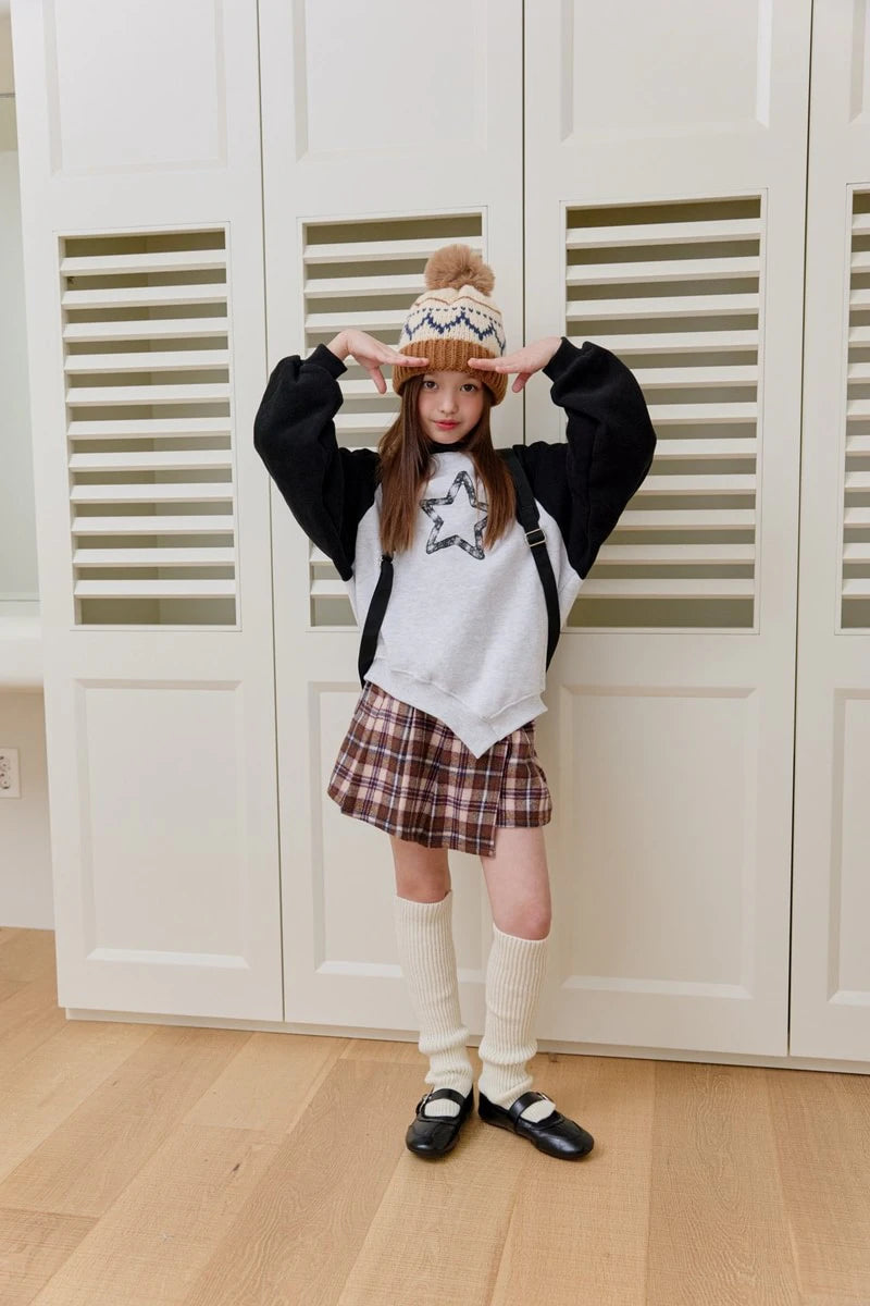 Little Foxx – Double Fleece Asymmetric Sweatshirt