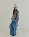 Little Foxx – Front Pleated Denim Pants