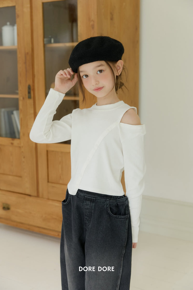 Little Foxx – Diagonal Button Tee
