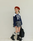 Little Foxx – V-Color Block Crop Tee