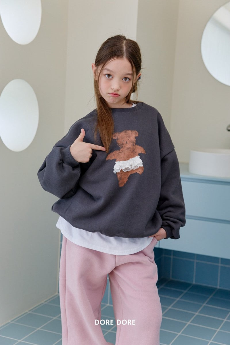 Little Foxx – Double Fleece Skirt Bear Sweatshirt