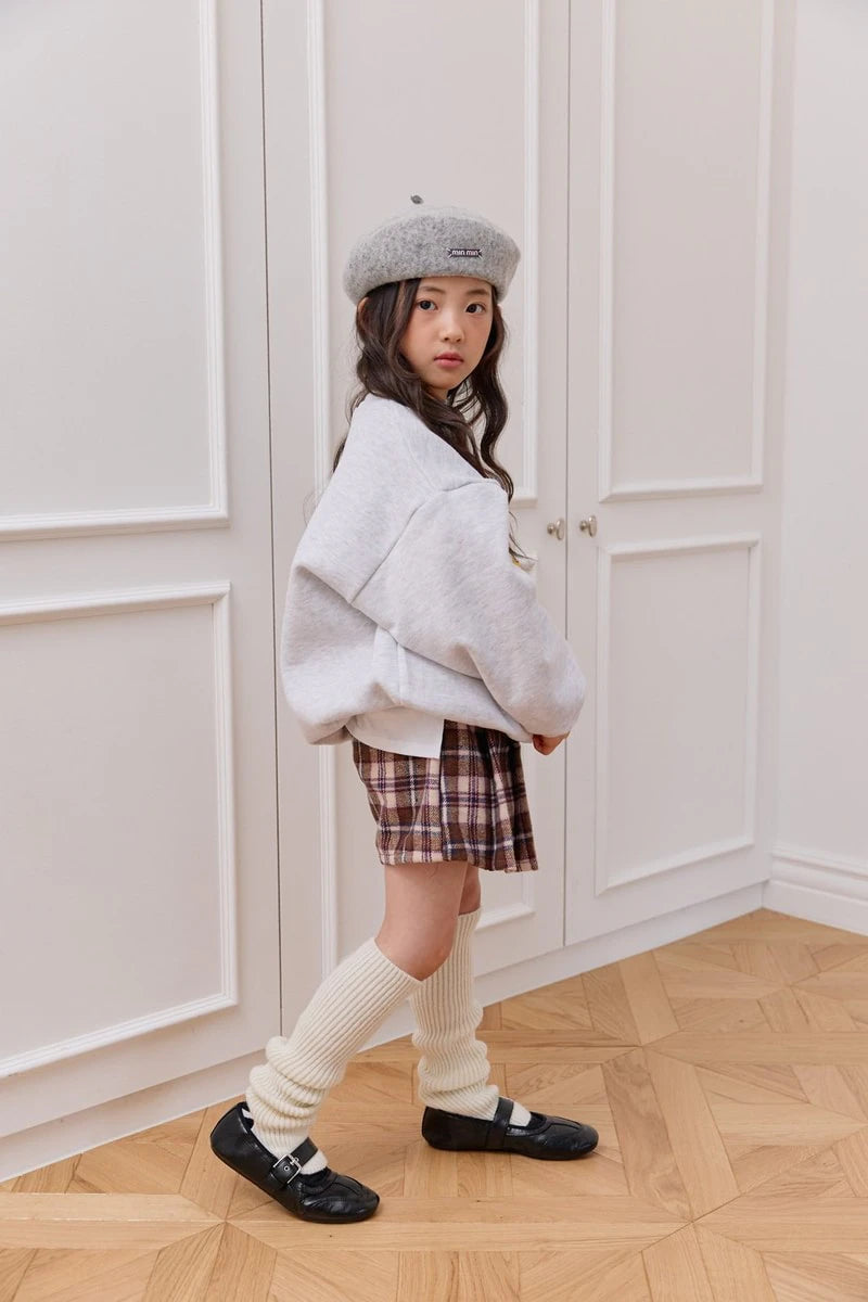 Little Foxx – Velour Woolen Check Shorts