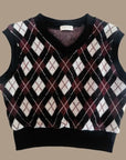 Little Foxx – Fleece Argyle Vest