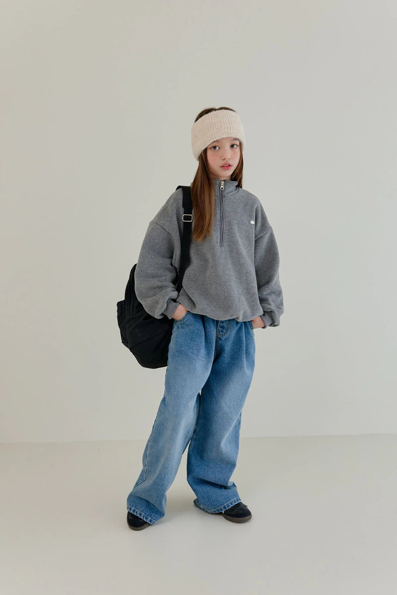Little Foxx – Front Pleated Denim Pants