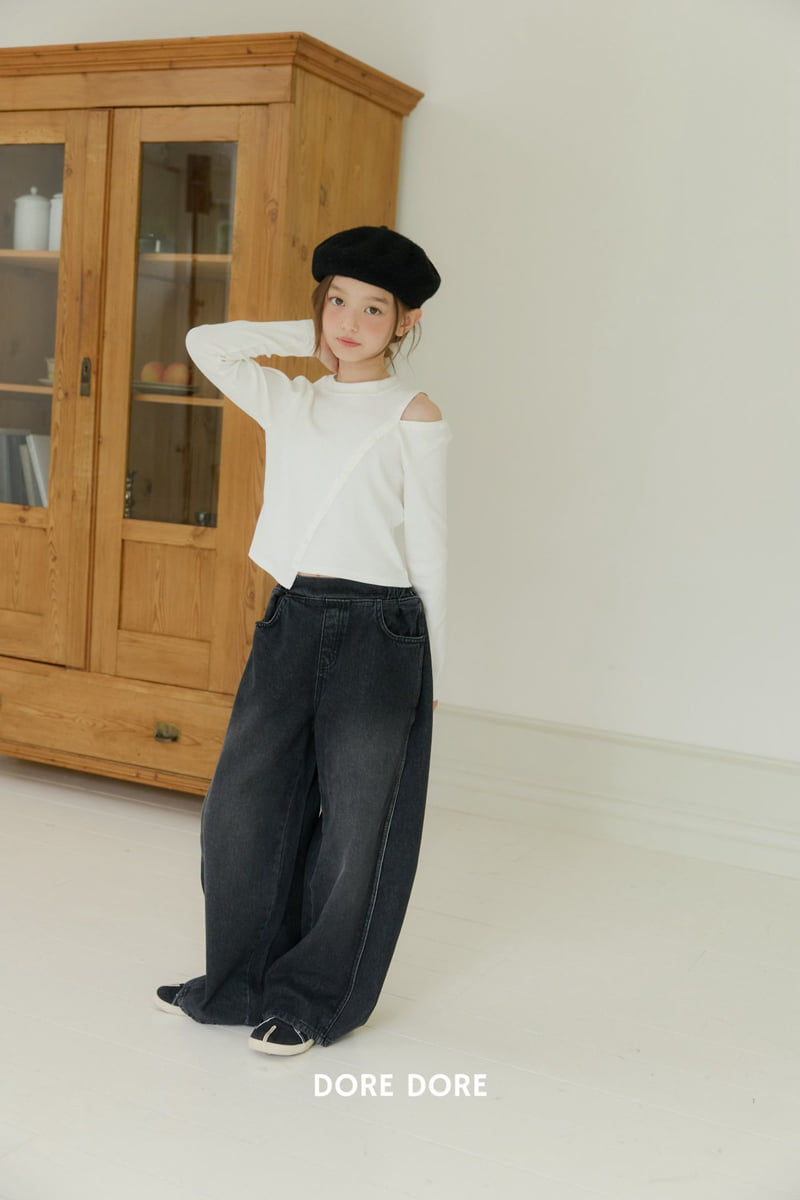 Little Foxx – Diagonal Button Tee