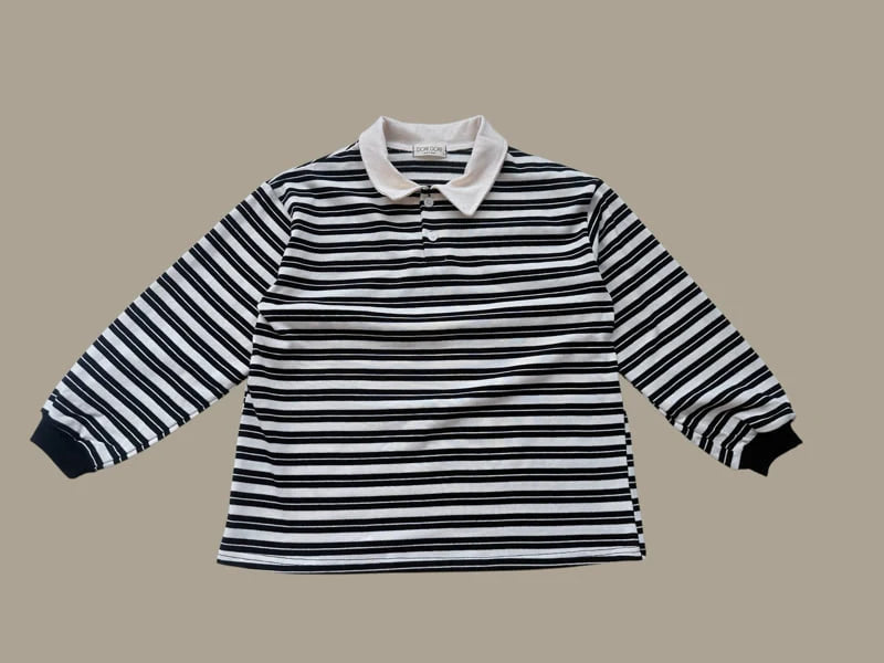 Little Foxx – Little Stripe Collar Tee