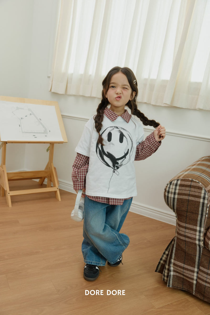 Little Foxx – Smile Balloon Half-Sleeve Tee