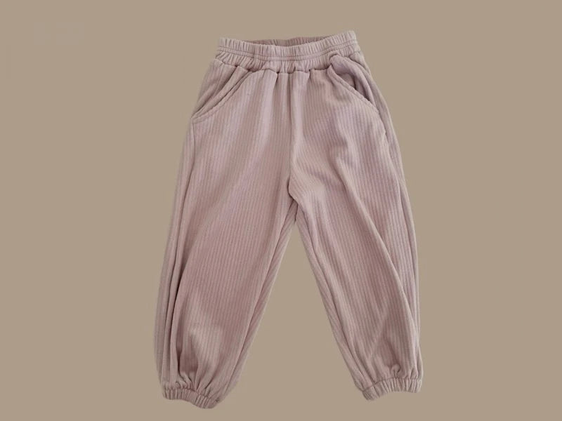 Little Foxx – Mink Velour Jogger Pants