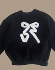 Little Foxx – Double Fleece Ribbon Sweatshirt