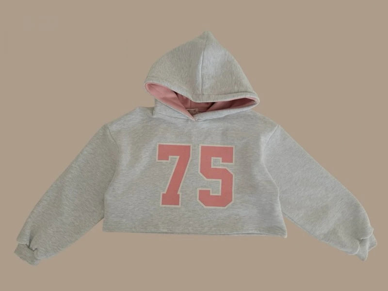 Little Foxx – Double Fleece 75 Crop Hoodie