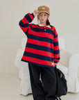 Little Foxx – Denggang Striped Collar Tee
