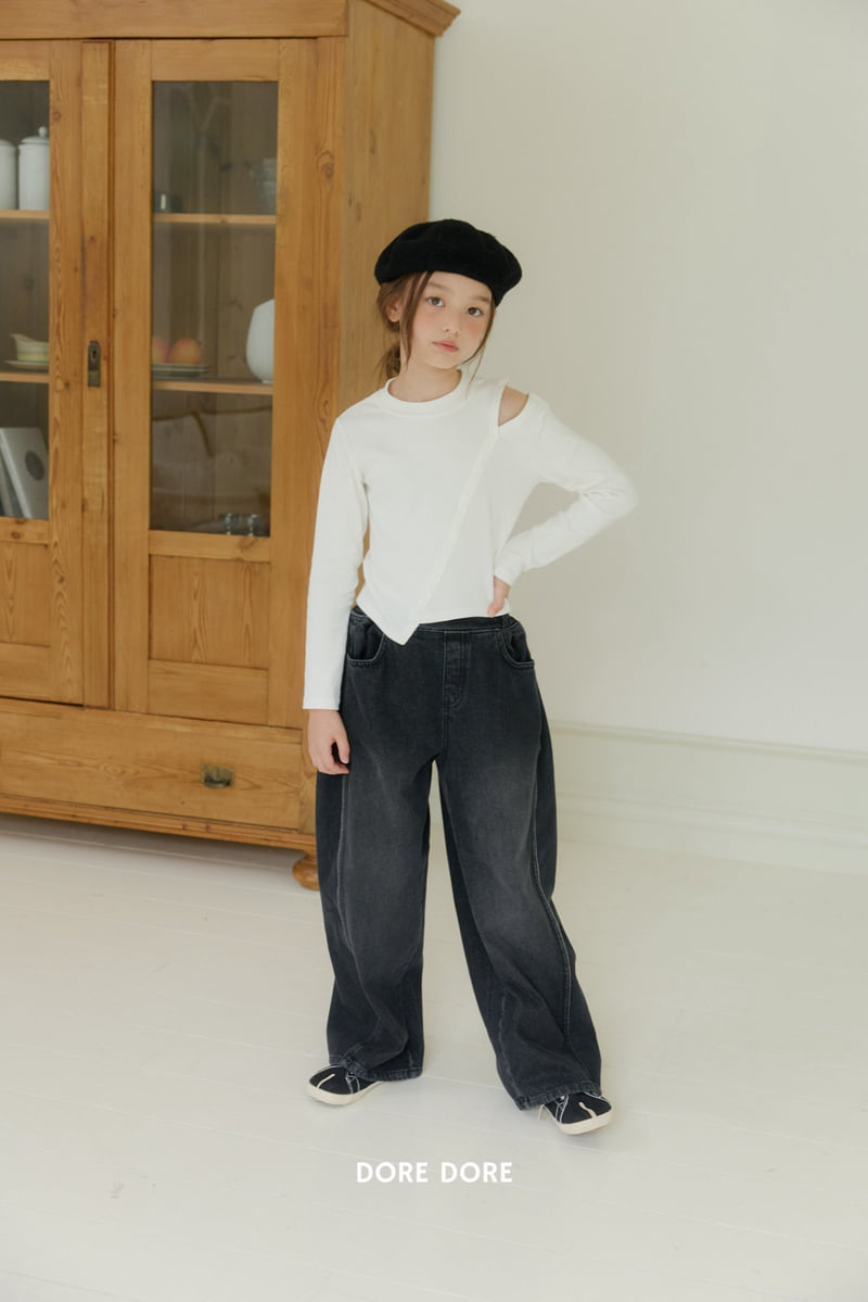 Little Foxx – Diagonal Button Tee