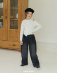 Little Foxx – Diagonal Button Tee