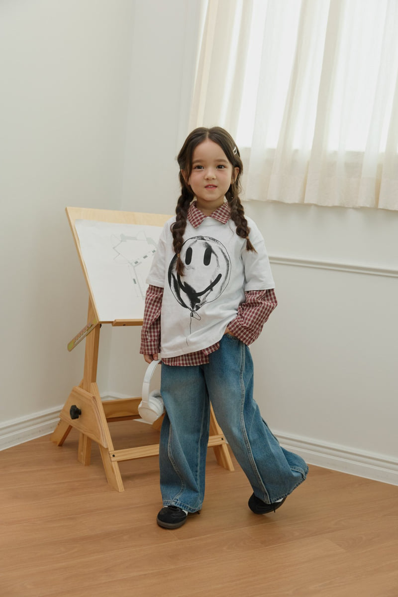 Little Foxx – Smile Balloon Half-Sleeve Tee