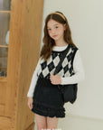 Little Foxx – Argyle Crop Vest