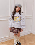 Little Foxx – Velour Woolen Check Shorts