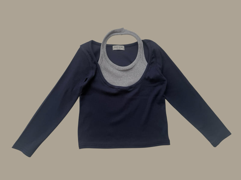 Little Foxx – Halter Layered Tee