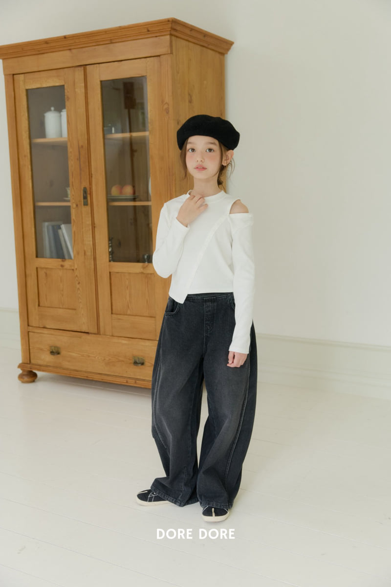 Little Foxx – Diagonal Button Tee