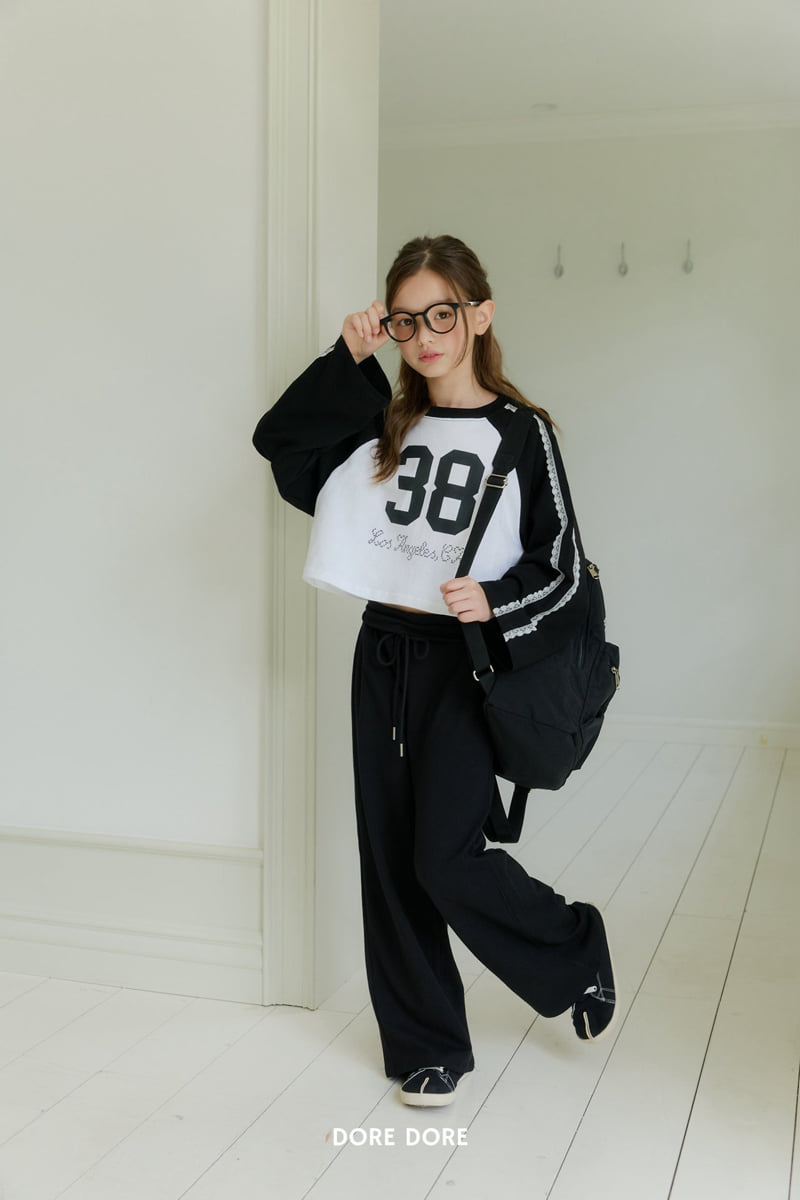 Little Foxx – Lace Raglan Crop Tee