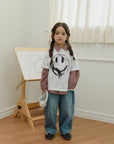 Little Foxx – Smile Balloon Half-Sleeve Tee