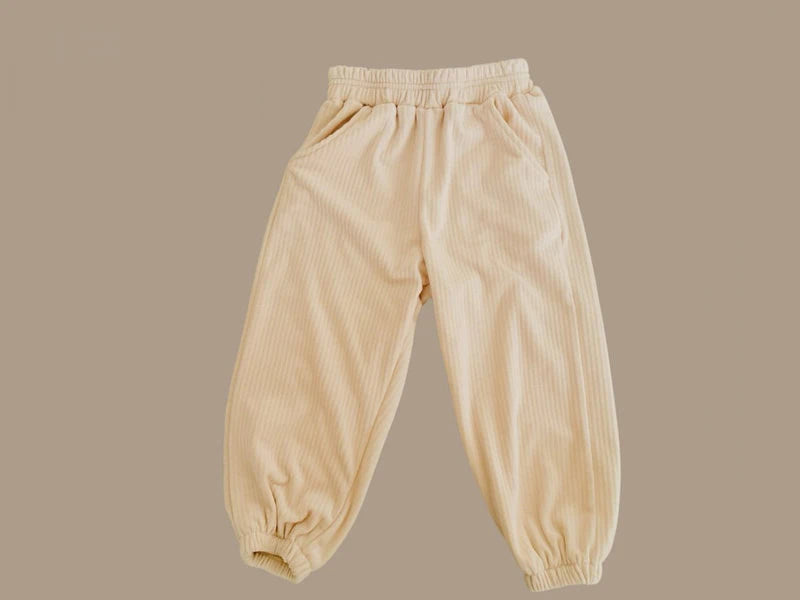 Little Foxx – Mink Velour Jogger Pants