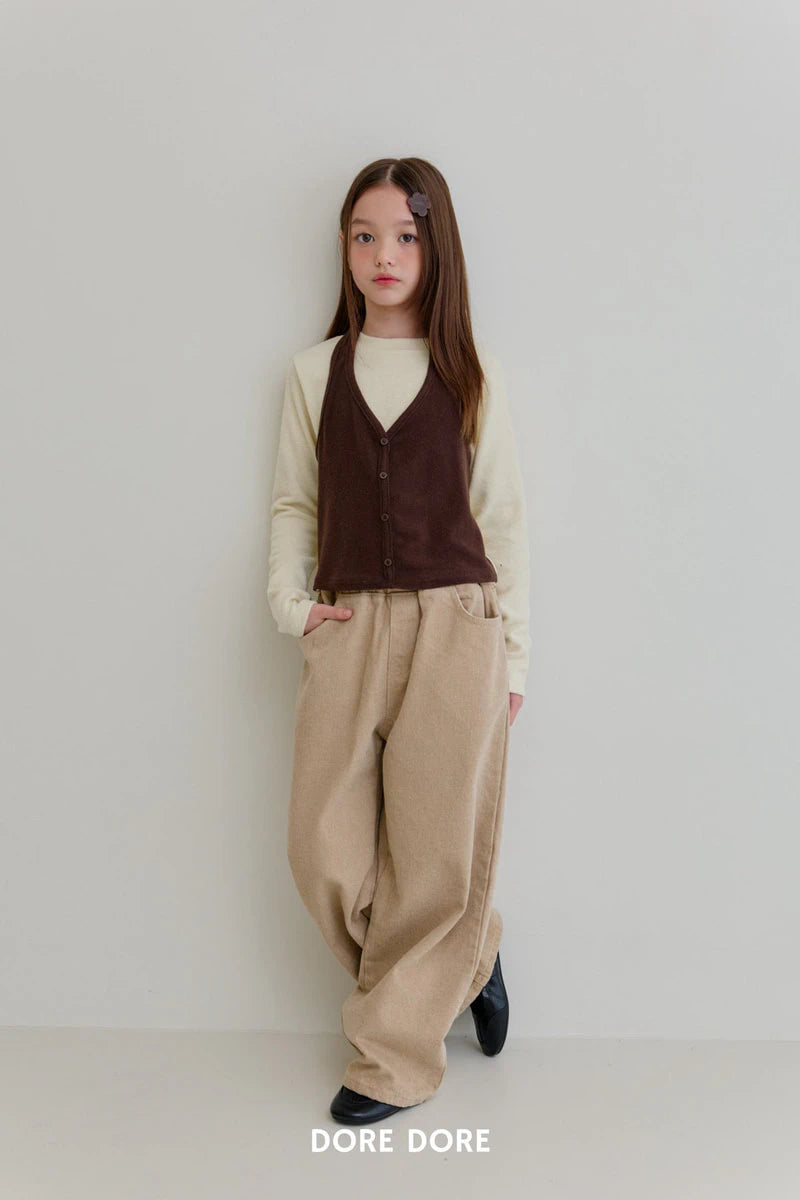 Little Foxx – Mongsil Peach Halter Cardigan Tee