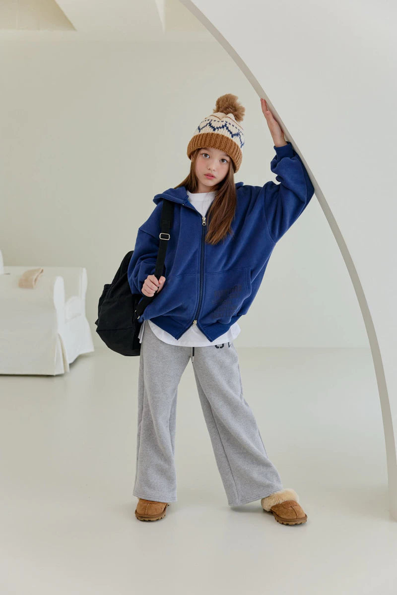 Little Foxx – Double Fleece Overfit Hooded Zip-up