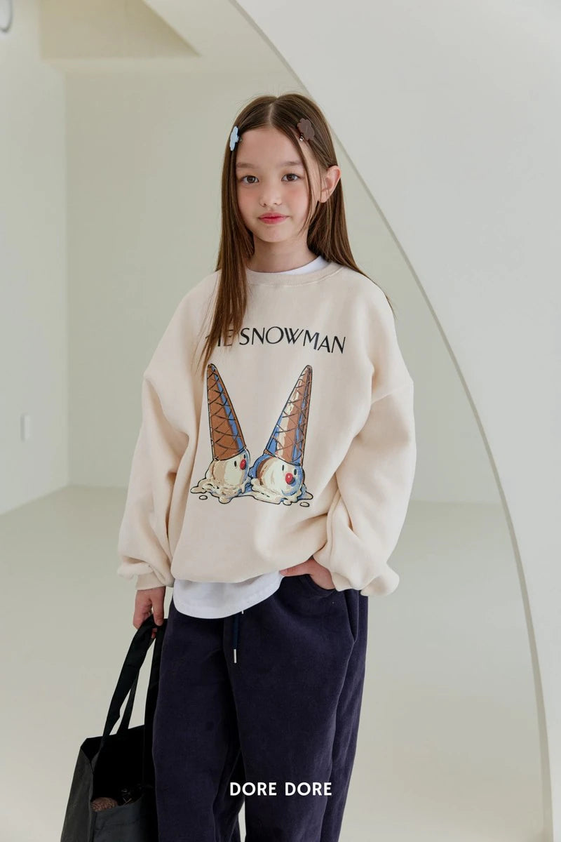 Little Foxx – Double Fleece Snow Sweatshirt