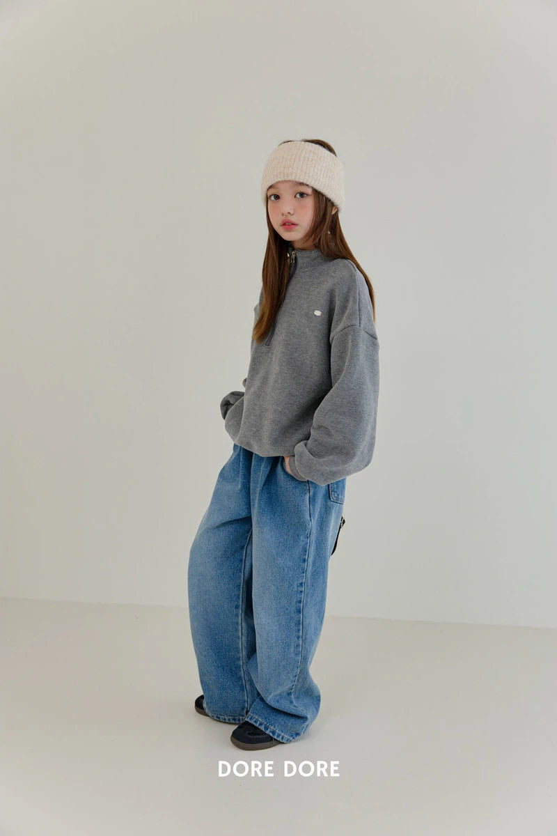 Little Foxx – Double Fleece Half Zip-up