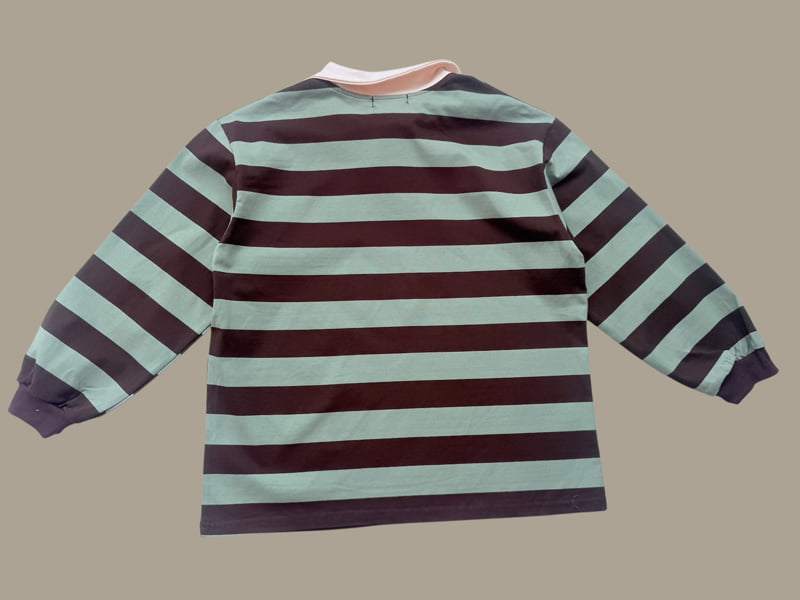 Little Foxx – Autumn Stripe Collar Tee