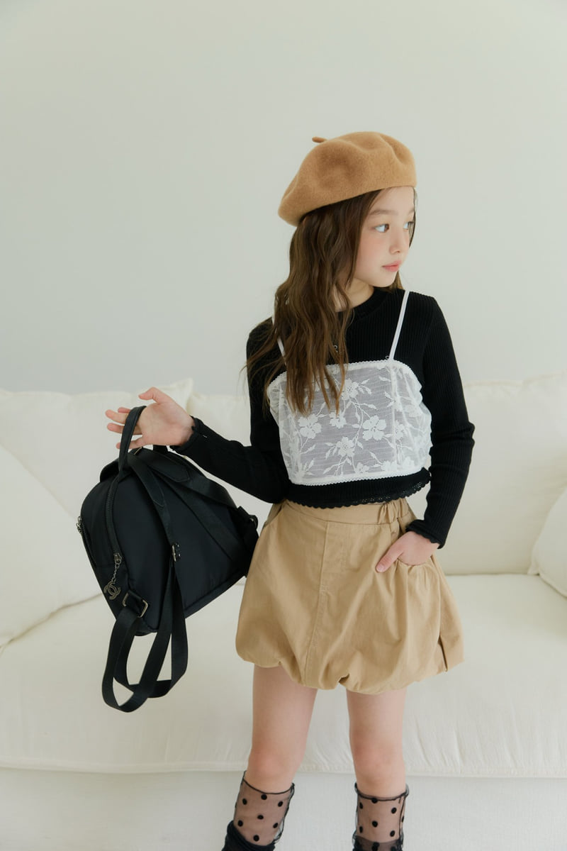 Little Foxx – Embroidery Layered Tee