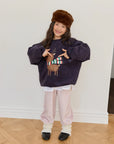 Little Foxx – Mink Velour Jogger Pants