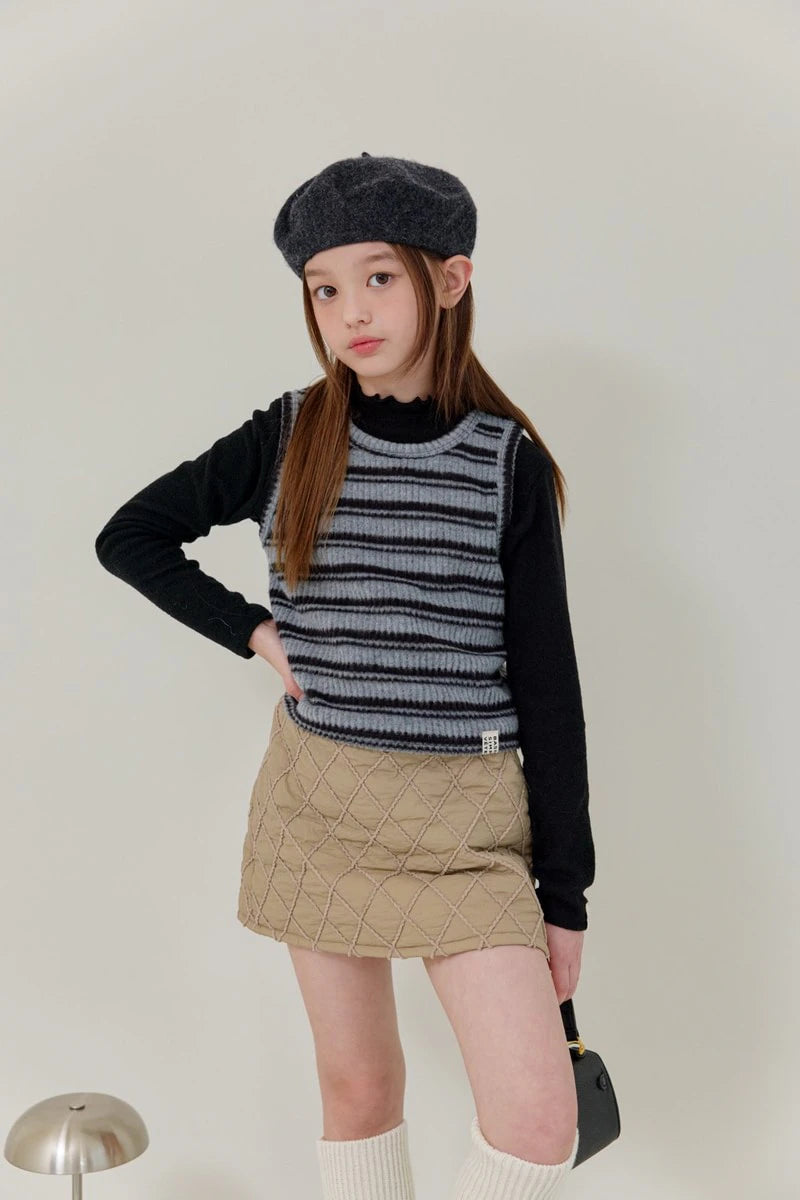 Little Foxx – Striped Knit Vest