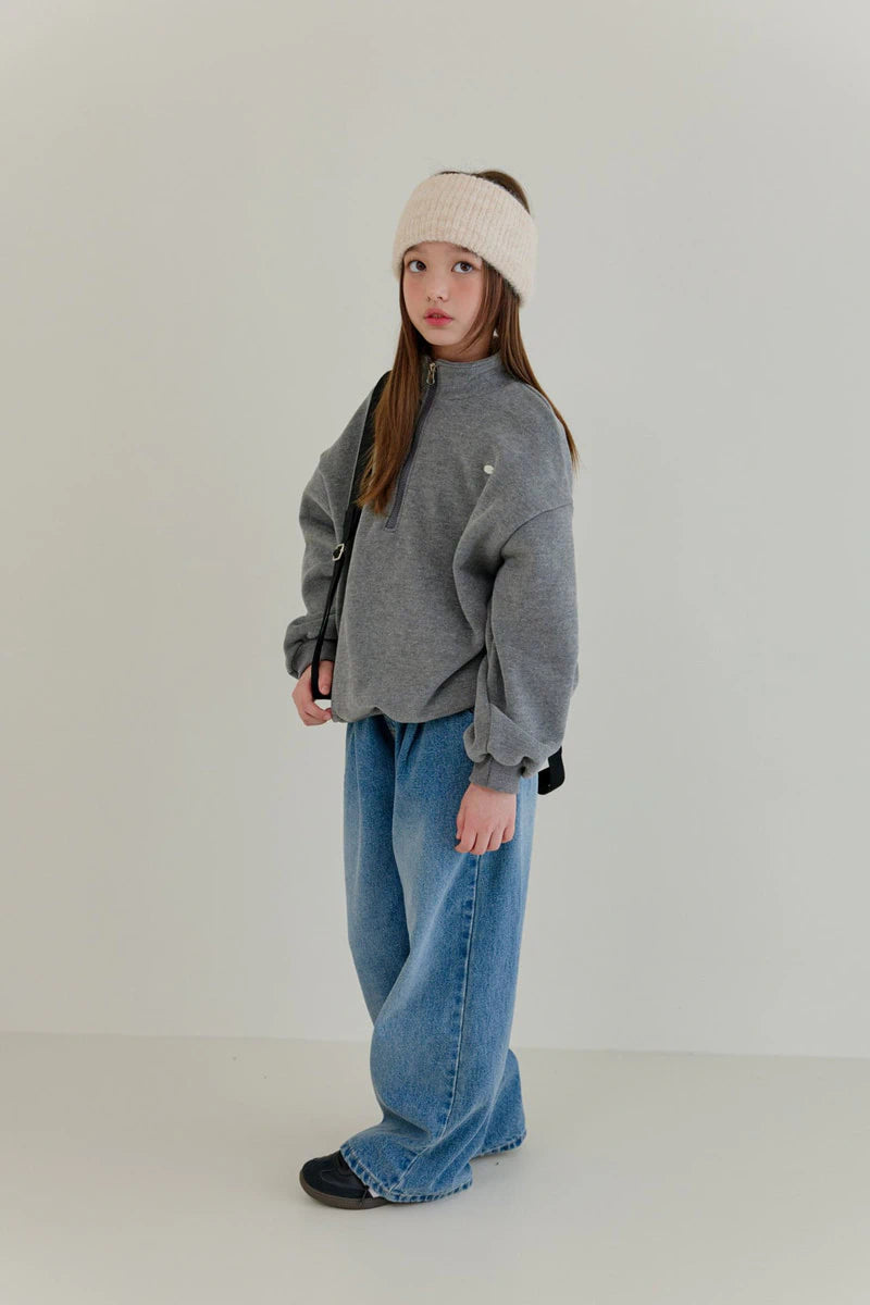 Little Foxx – Double Fleece Half Zip-up