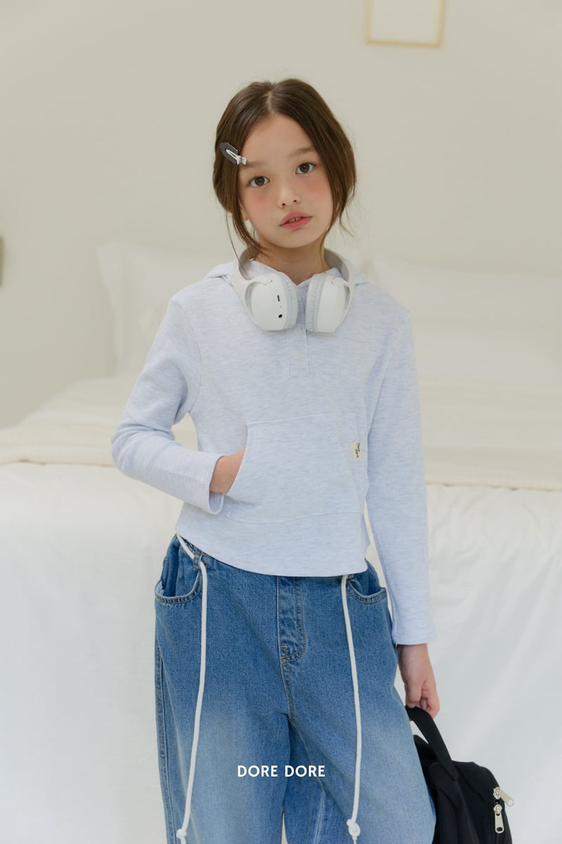 Little Foxx – Waffle Hooded Tee
